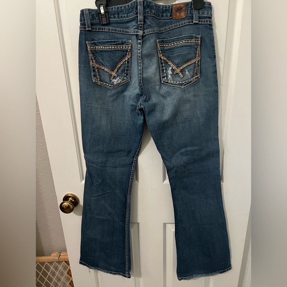 BKE Women's Blue Boot Cut Jeans